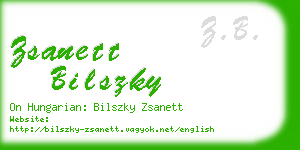 zsanett bilszky business card